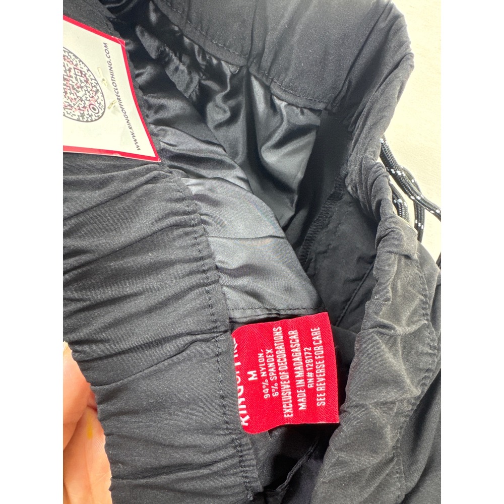 Ring of Fire Mens Tech Cargo Joggers Black Stretch Utility Pants Medium NWT - Picture 8 of 9